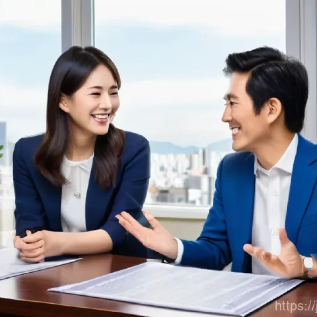 공인중개사 자격증 취득 후 커리어 패스 - **Prompt:** A cheerful and professional Japanese female real estate agent (宅建士 - Takken-shi) in her ...