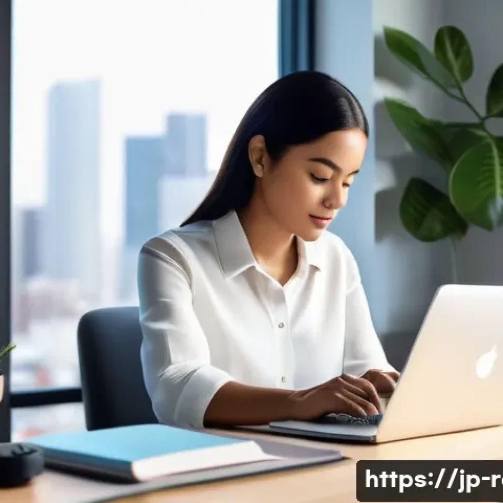 공인중개사 업무 스트레스 관리법 - **Prompt 1: Digital Serenity Amidst Busy Life**
    "A young professional, wearing smart casual atti...