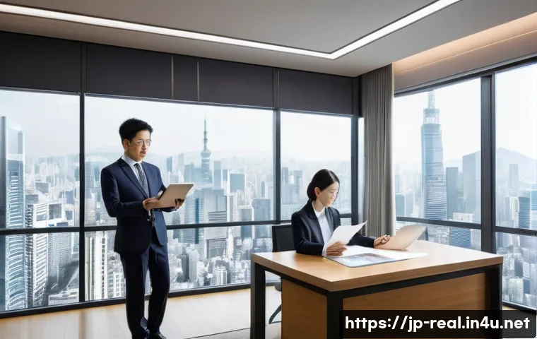 공인중개사와 부동산 관련 정책 이해 - A professional Japanese licensed real estate transaction specialist (公認不動産取引士) explaining complex ho...