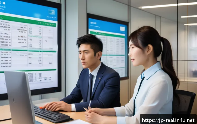 공인중개사와 부동산 정책 변화의 사회적 영향 분석 - A modern Japanese urban housing scene showing a young freelance professional reviewing a complex mor...