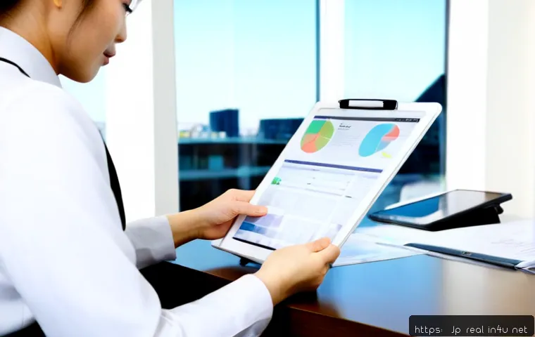 공인중개사 부동산 정책 변화 대응 - Photorealistic Japanese real estate agent in a neat modern office reviewing updated property policy ...